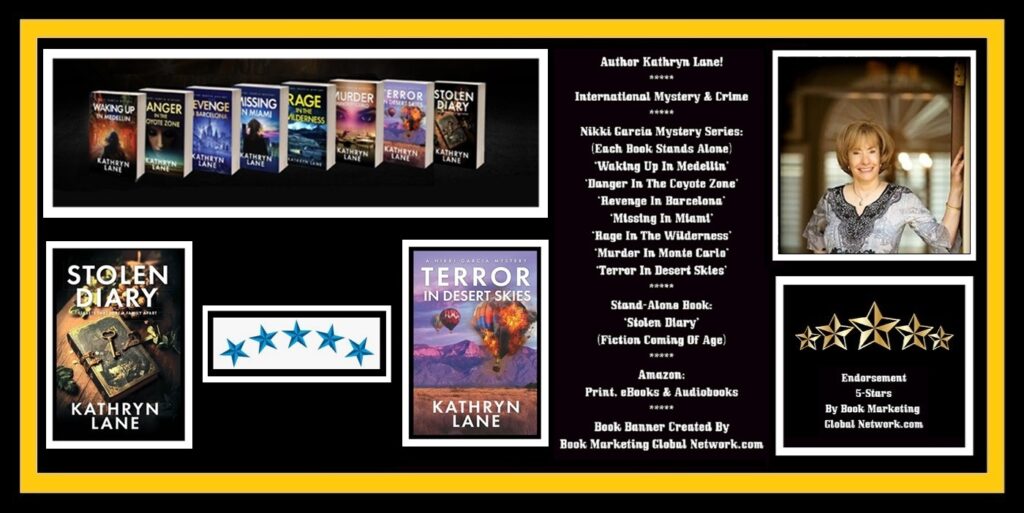 Book Banner For Author Kathryn Lane