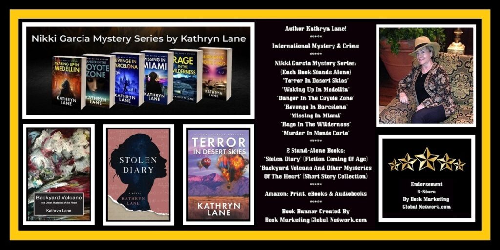 Book Banner For Author Kathryn Lane