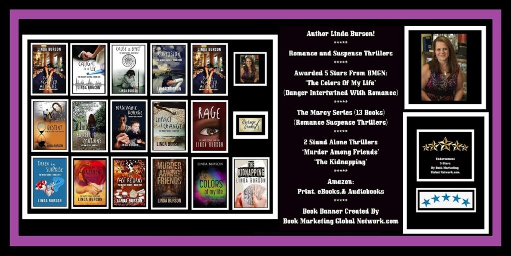 Book Banner For Author Author Linda Burson