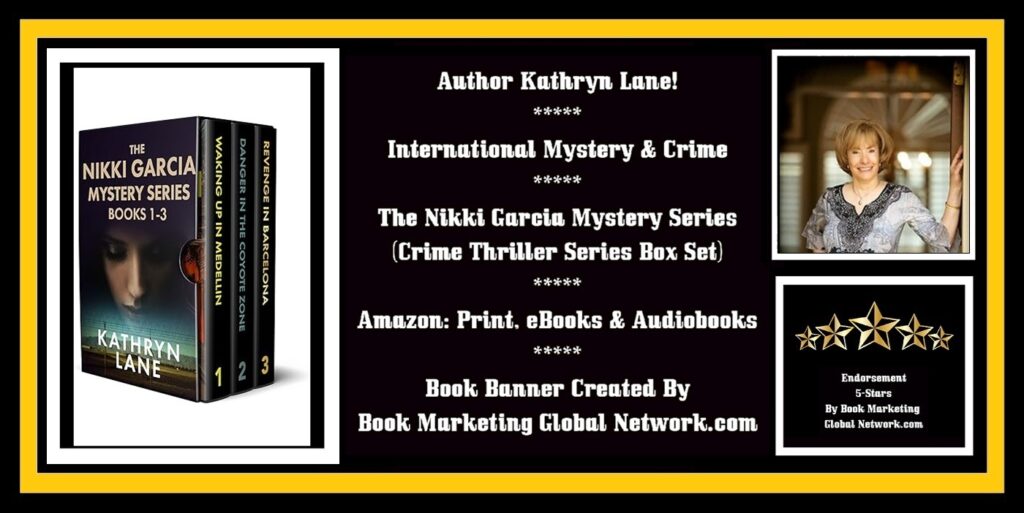 Book Banner For The 'Nikki Garcia' Mystery (Crime Thriller Series) Box Set by Kathryn Lane