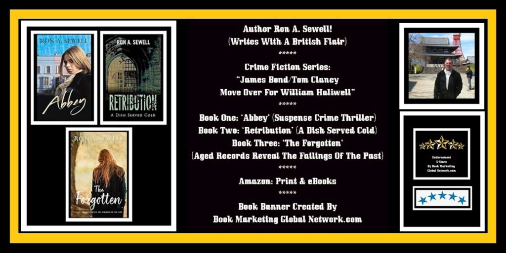 Book Banner For Author Ron A. Sewell