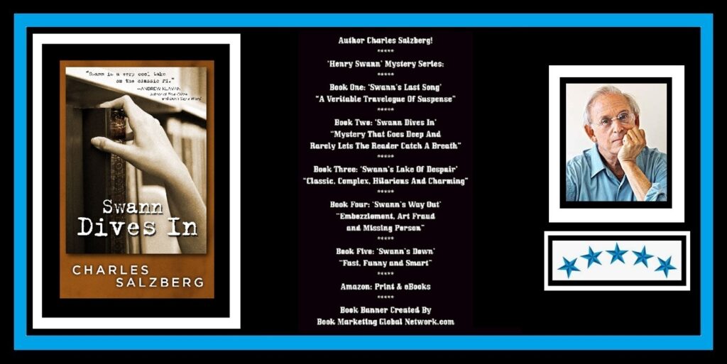 Book Banner For 'Swann Dives In' by Charles Salzberg