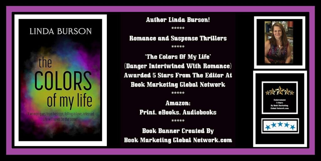 Book Banner For The Colors Of My Life by Linda Burson