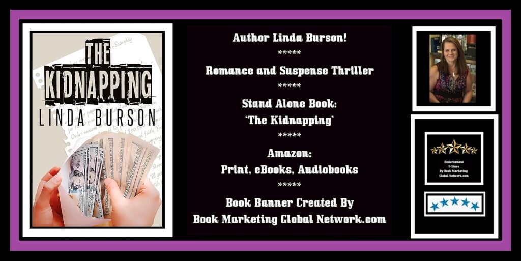 Book Banner For 'The Kidnapping' by Linda Burson