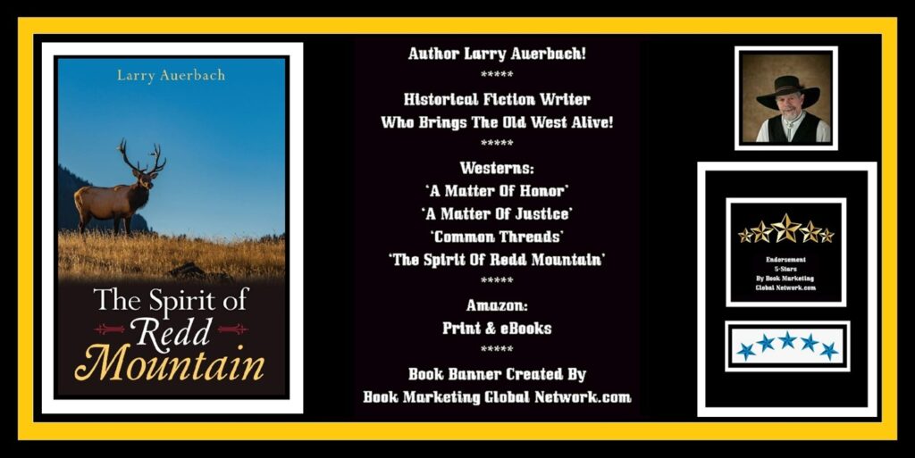 Book Banner For 'The Spirit Of Redd Mountain' by Larry Auerbach