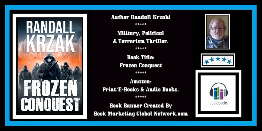 Book Banner For 'Frozen Conquest' by Randall Krzak