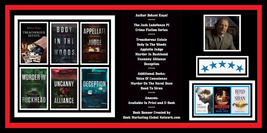Book Banner For Author Behcet Kaya