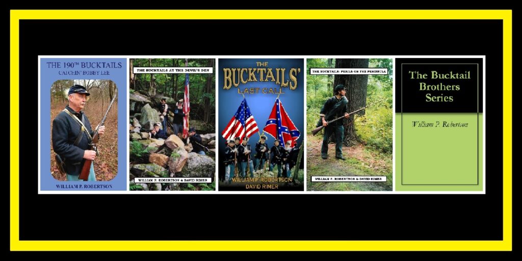 Book Banner For The 'Bucktail' Series by William R. Robertson