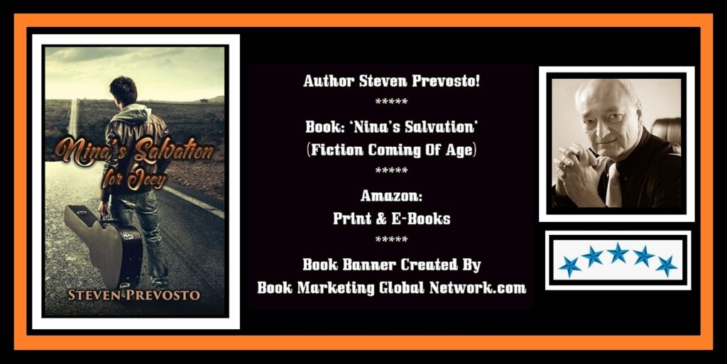 Book Banner For 'Nina’s Salvation For Joey' by Steven Prevosto