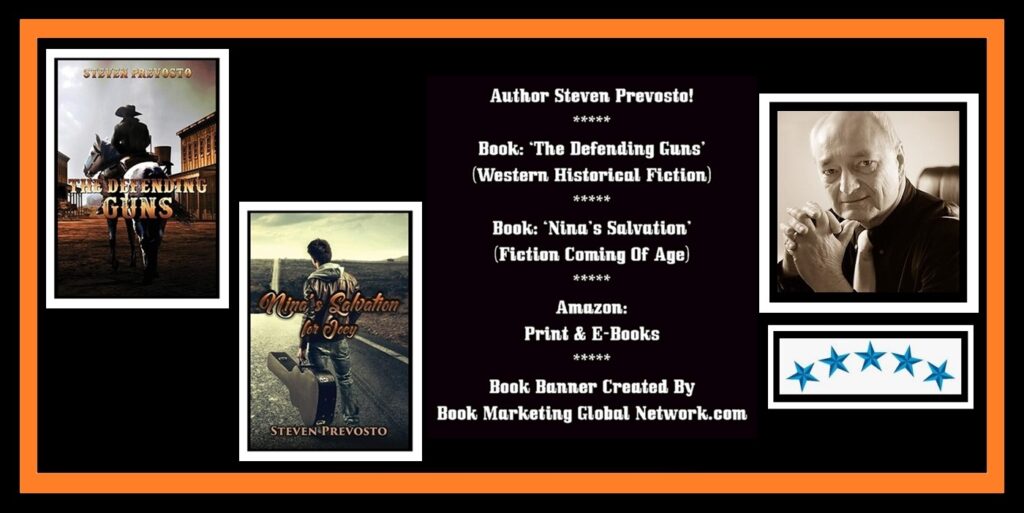 Book Banner For Author Steven Prevosto