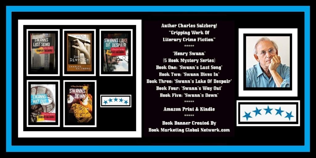 Book Banner For 'Henry Swann' 5 Book Mystery Series by Charles Salzberg