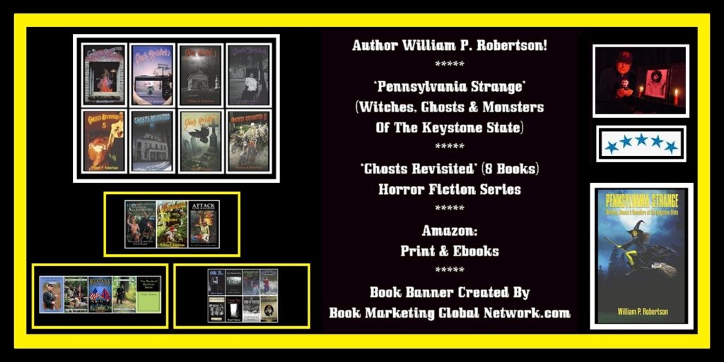 Book Banner For Author William P. Robertson