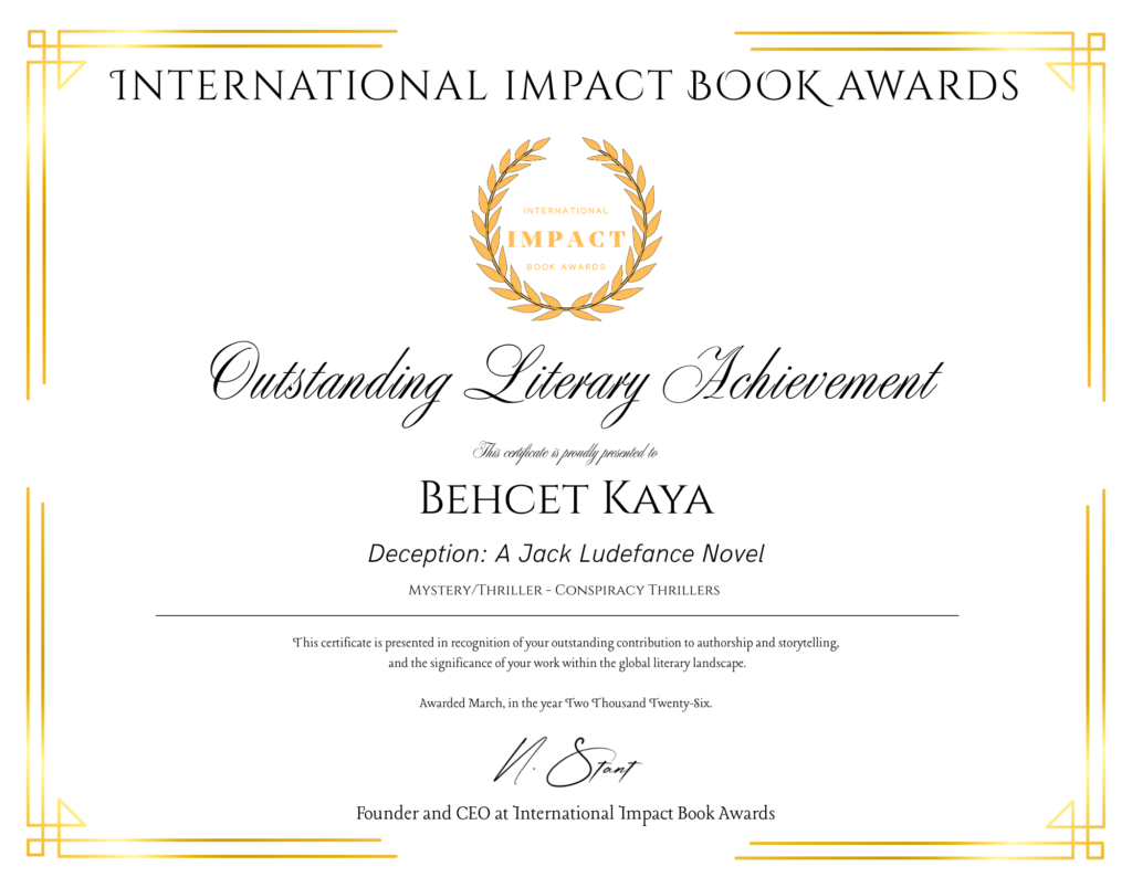 Book Award For Behcet Kaya