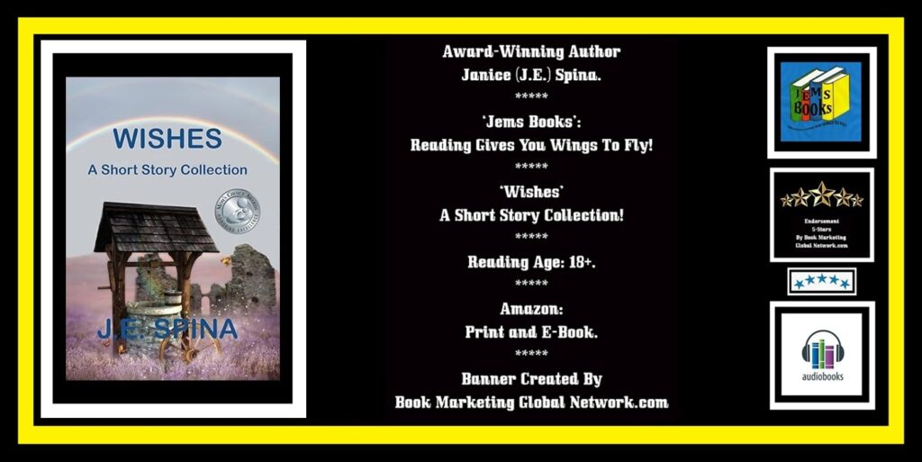 BOOK BANNER FOR 'WISHES' BY JANICE SPINA