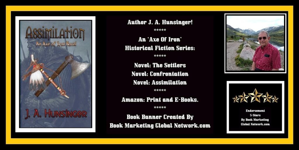 BOOK BANNER FOR 'ASSIMILATION' BY J. A. HUNSINGER