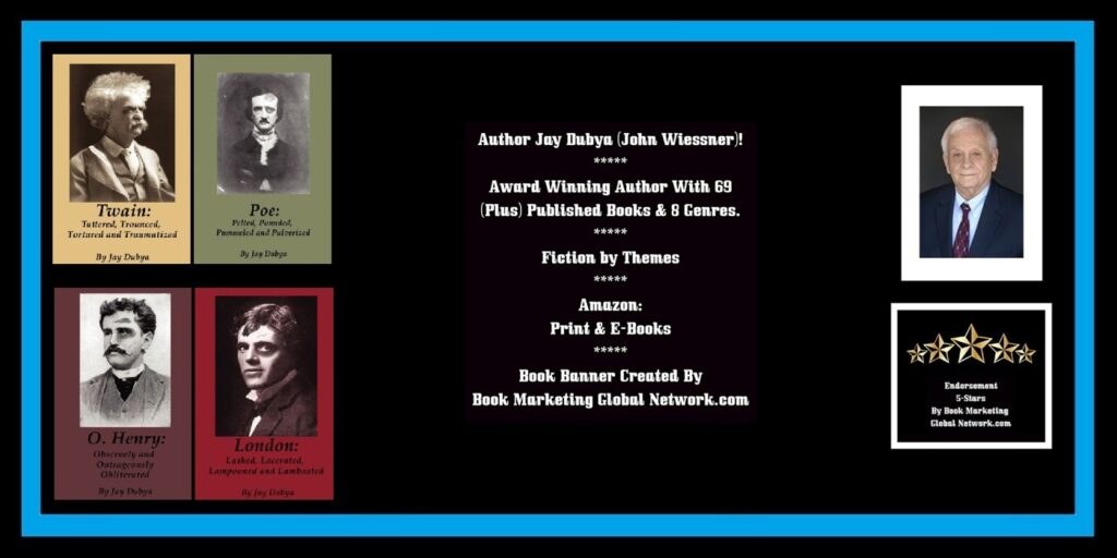BOOK BANNER ADULT SHORT STORIES PARODIES (THEMES) BY JAY DUBYA