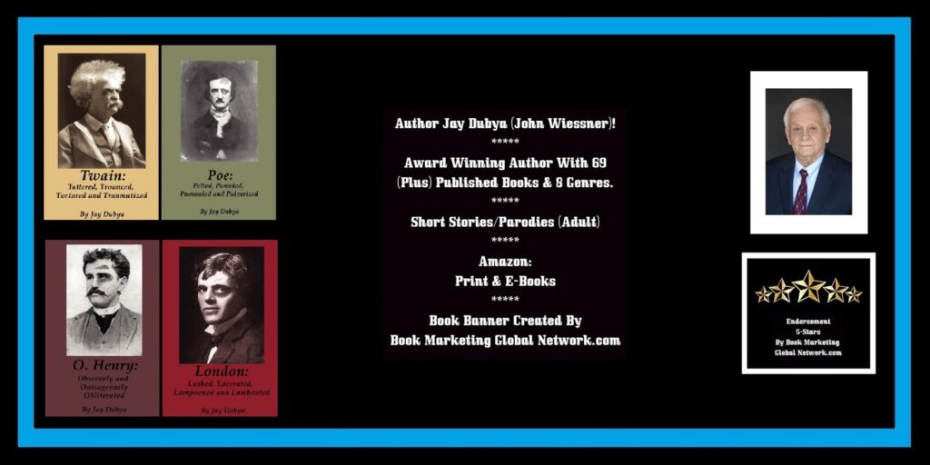 BOOK BANNER FOR ADULT SHORT STORIES PARODIES BY JAY DUBYA