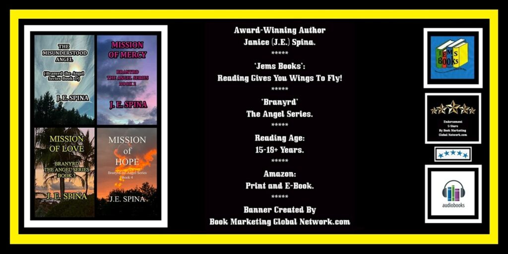 BOOK BANNER FOR 'BRANYRD' SERIES BY JANICE SPINA