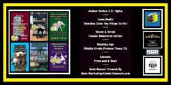 BOOK BANNER FOR 'DAVEY AND DEREK' SERIES BY JANICE (J.E.) SPINA