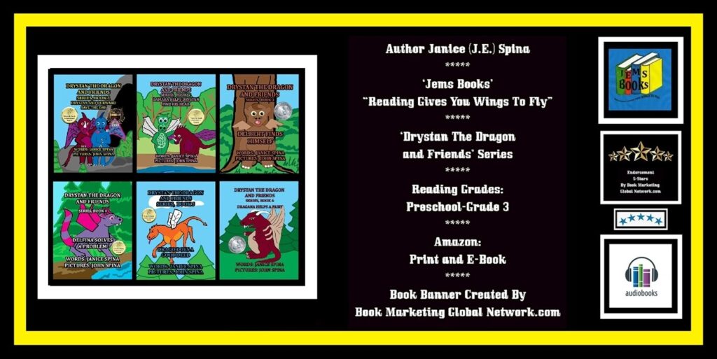BOOK BANNER FOR 'DYSTAN' SERIES BY JANICE SPINA