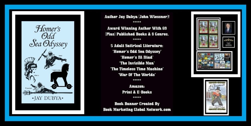 BOOK BANNER FOR HOMERS ODD SEA ODYSSEY BY JAY DUBYA