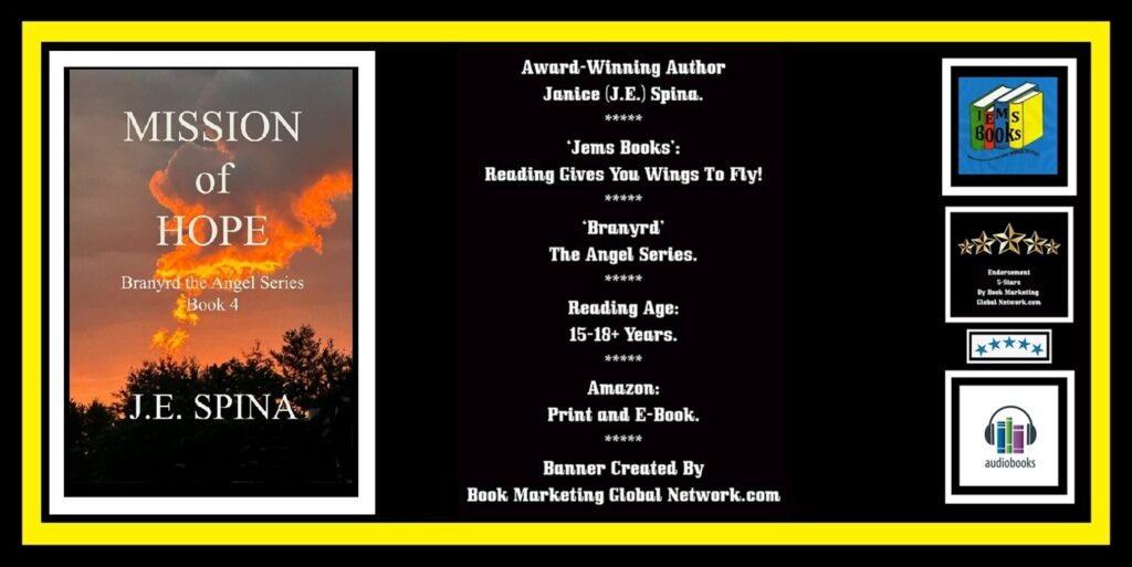 BOOK BANNER FOR 'MISSION OF HOPE' BY JANICE SPINA