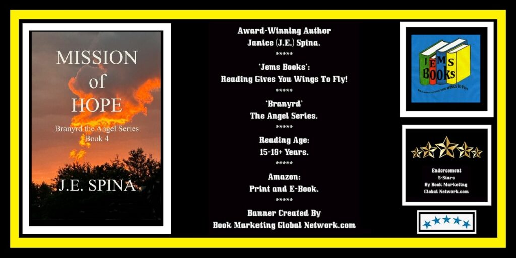 Book Banner For 'Mission Of Hope' by Janice (J.E.) Spina