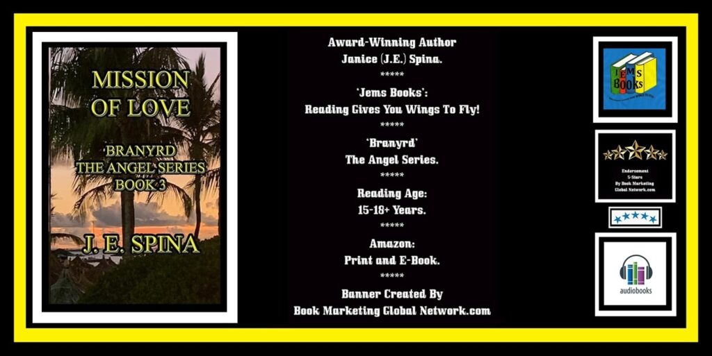 BOOK BANNER FOR 'MISSION OF LOVE' BY JANICE SPINA