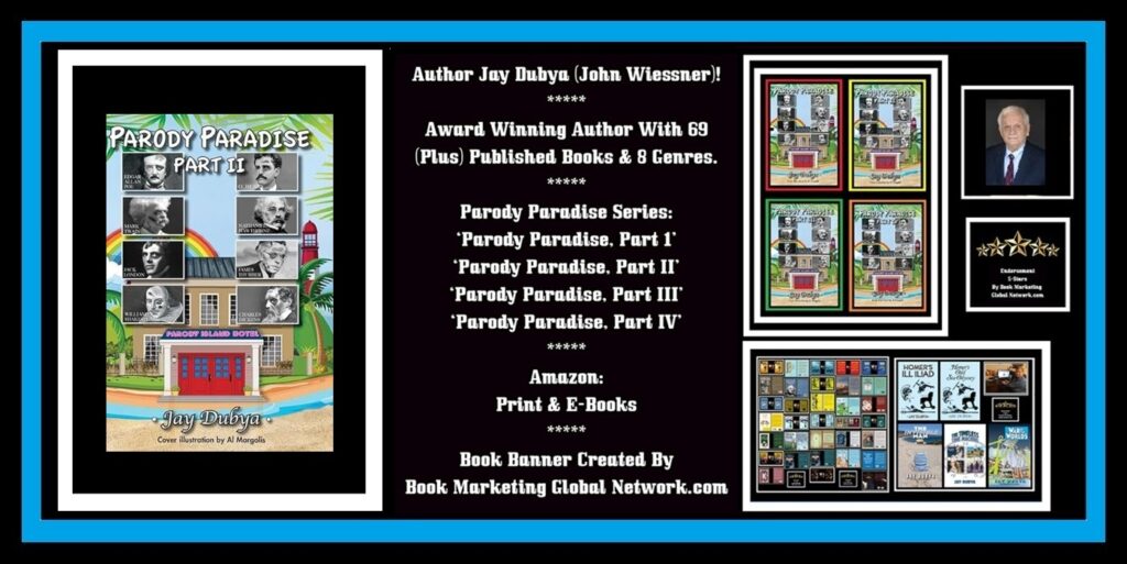 BOOK BANNER FOR PARODY PARADISE BOOK 2 BY JAY DUBYA