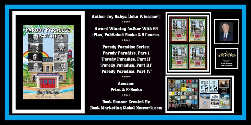 BOOK BANNER FOR PARODY PARADISE BOOK 3 BY JAY DUBYA