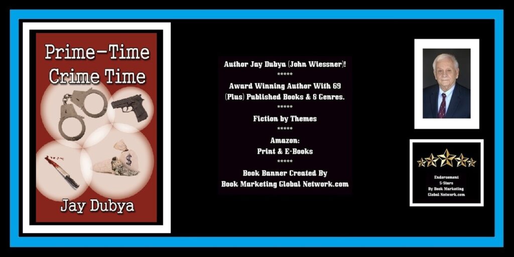 BOOK BANNER FOR PRIME-TIME CRIME TIME (THEMES) BY JAY DUBYA