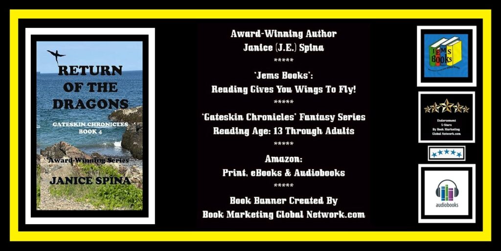 Book Banner For 'Return Of The Dragons' by Janice Spina