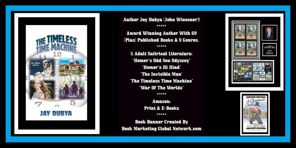 BOOK BANNER FOR THE TIMELESS TIME MACHINE BY JAY DUBYA