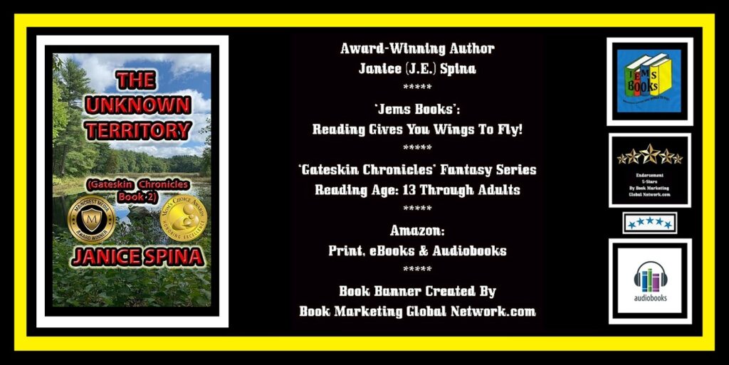 Book Banner For 'The Unknown Territory' by Janice Spina