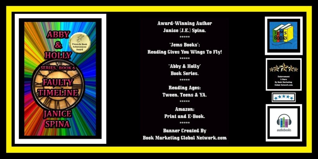 BOOK BANNER FOR 'FAULTY TIMELINE' BY JANICE SPINA