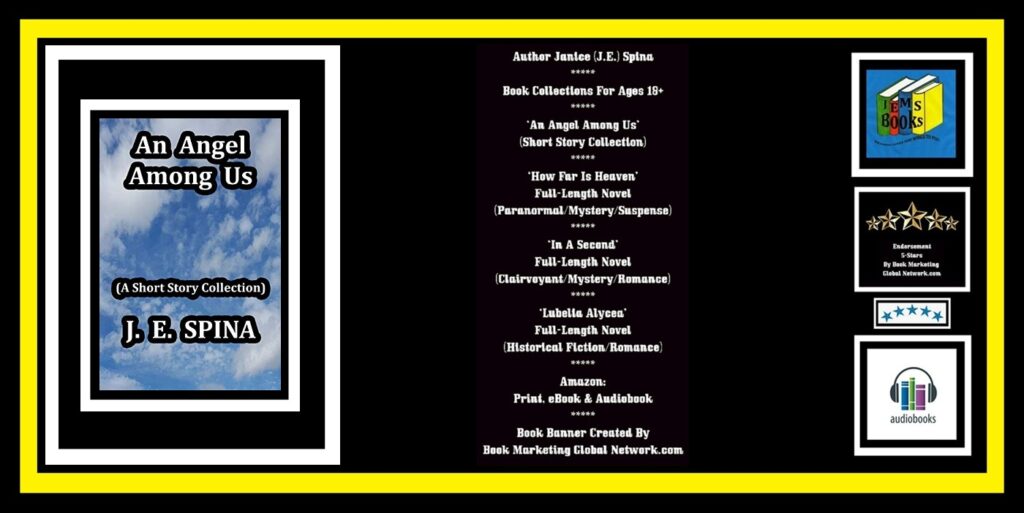 BOOK BANNER FOR 'AN ANGEL AMONG US' BY JANICE (J.E.) SPINA