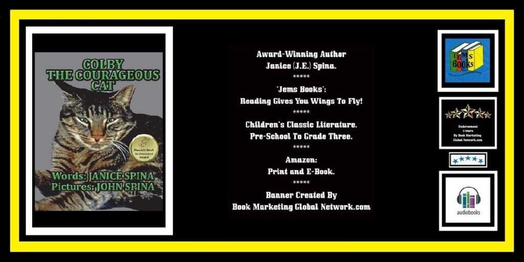 BOOK BANNER FOR 'COLBY' BY JANICE SPINA