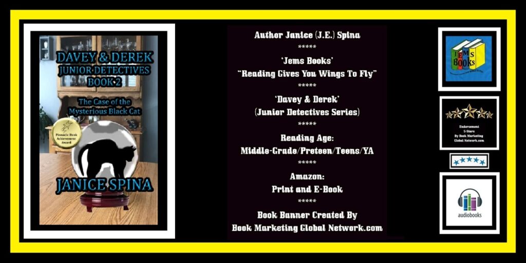 BOOK BANNER FOR 'DAVE DEREK SERIES' (BOOK 2) BY JANICE SPINA