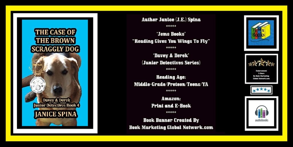BOOK BANNER FOR 'DAVE DEREK SERIES' (BOOK 4) BY JANICE SPINA