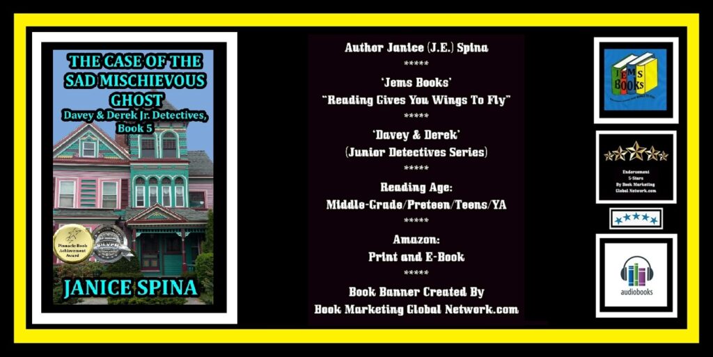 BOOK BANNER FOR DAVE DEREK SERIES (BOOK 5) BY JANICE SPINA
