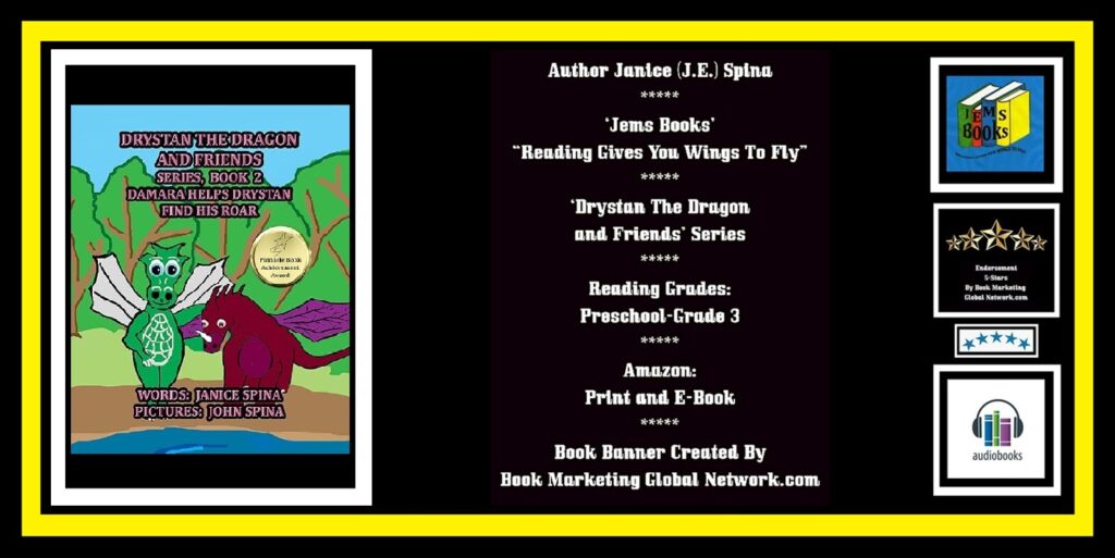 BOOK BANNER FOR 'DRYSTAN' SERIES BOOK 2 BY JANICE SPINA