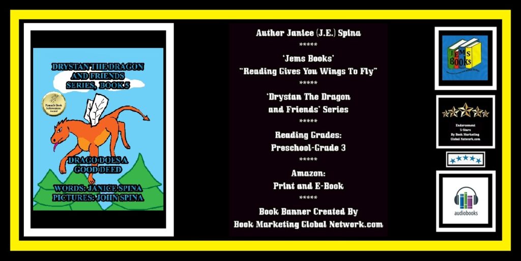 BOOK BANNER FOR 'DRYSTAN' SERIES BOOK 5 BY JANICE SPINA