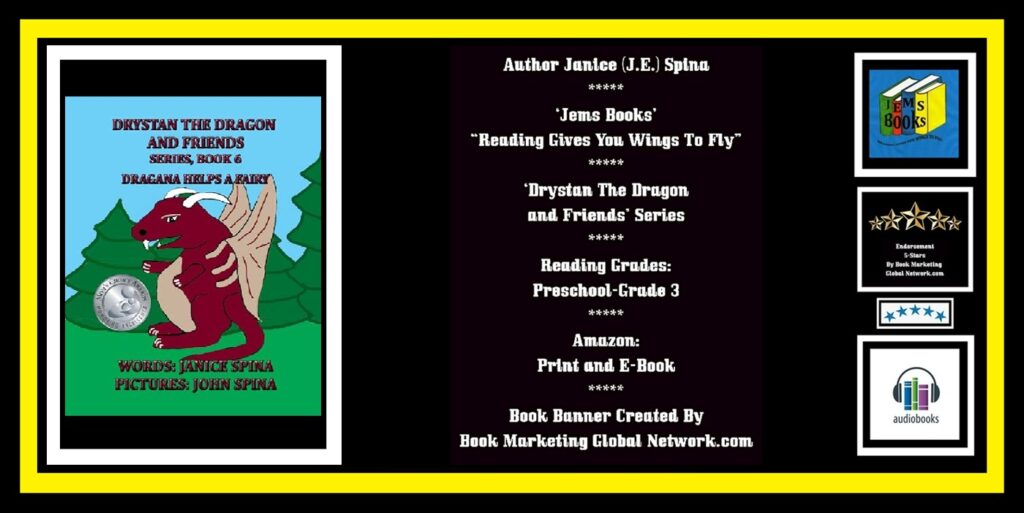 BOOK BANNER FOR 'DRYSTAN' SERIES BOOK 6 BY JANICE SPINA