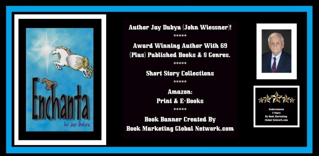 BOOK BANNER FOR ENCHANTA SHORT STORIES BY JAY DUBYA