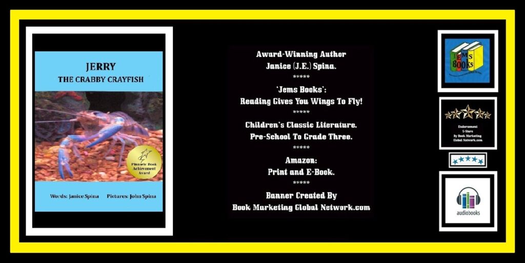BOOK BANNER FOR 'JERRY' BY JANICE SPINA