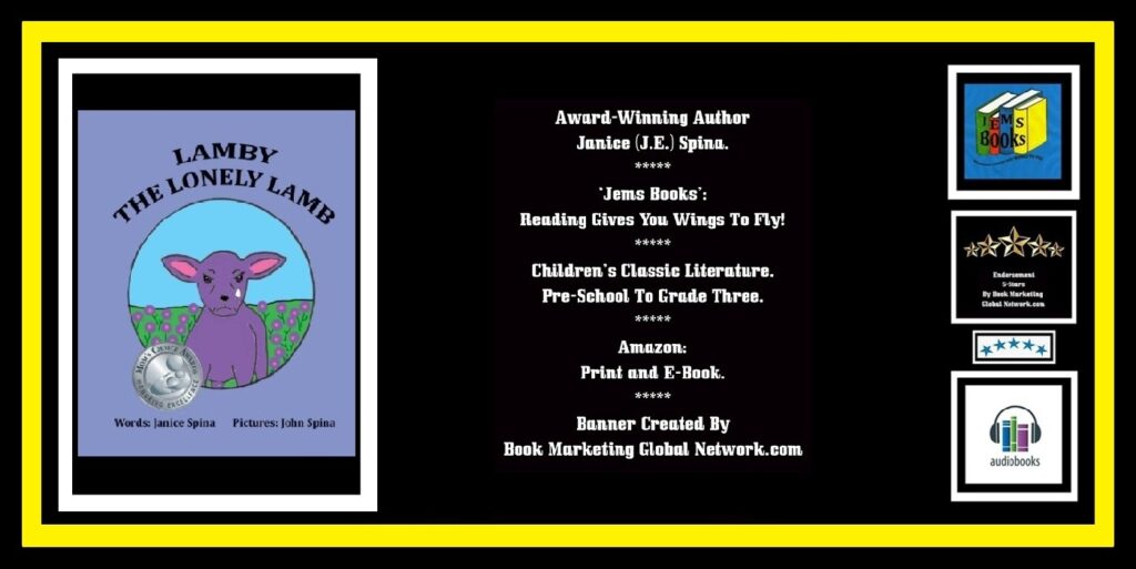 BOOK BANNER FOR 'LAMBY' BY JANICE SPINA