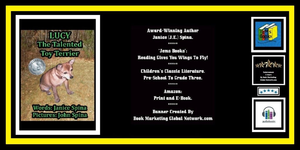 BOOK BANNER FOR 'LUCY' BY JANICE SPINA