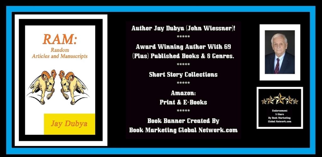 BOOK BANNER FOR RAM SHORT STORIES BY JAY DUBYA