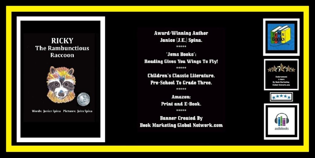 BOOK BANNER FOR 'RICKY' BY JANICE SPINA