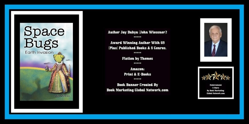 BOOK BANNER FOR SPACE BUGS (THEMES) BY JAY DUBYA